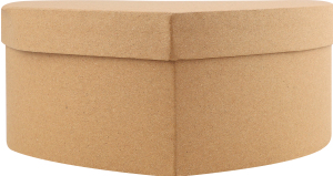 Коробка подарункова Серце крафтове 22*20*9см Parus Yang