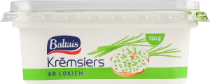 Крем-сир 55% з цибулею Baltais п/у 150г