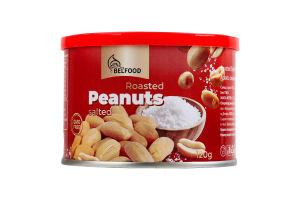 Арахис жареный соленый BelFood ж/б 120г
