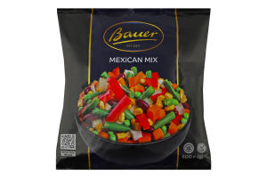 Смесь овощная быстрозамороженная Мексиканский салат Bauer м/у 400г