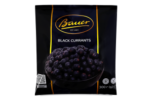 Смородина чорна швидкозаморожена Bauer м/у 400г