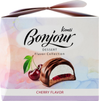 Десерт Classic&Blueberry and mascarpone&Strawberry and cream&Сherry Колекція смаків Bonjour к/у 0.232кг