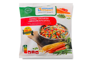 Суміш овочева швидкозаморожена Мексиканська Здоровий продукт м/у 400г