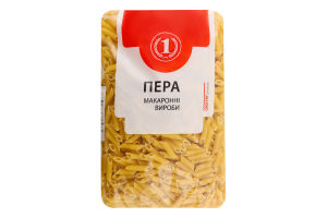 Вироби макаронні Пера ТМ "1" м/у 1кг