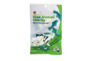 Ahold Blue Gummi Sharks Candy