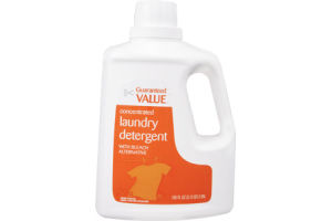 Guaranteed Value Laundry Detergent with Bleach Alternative Concentrated