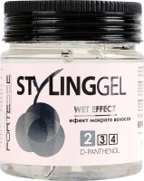 Гель для укладання волосся ефект мокрго волосся Fortesse 200мл