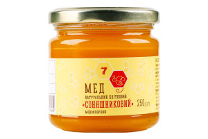 Мед Семерка 250 г Соняшниковий