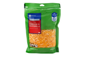 SE Grocers Fancy Shredded Pizza Combo Cheddar & Mozzarella Natural Cheese