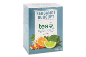 Чай Букет бергамоту чорний листовий 90г Ті Моментс