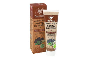Паста зубна відбілююча з деревним вугіллям та екстрактом березової кори Dentino 100мл