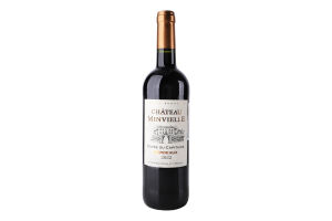 Вино 0.75л 14% червоне сухе виноградне натуральне купажоване Бордо Cuvee du Capitaine Chateau Minvielle gk
