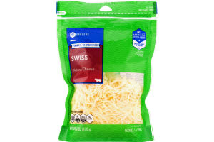SE Grocers Fancy Shredded Swiss Natural Cheese