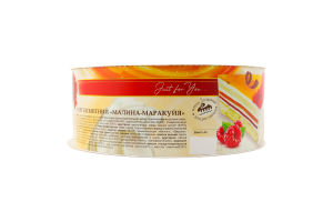 Торт Малина-маракуйя 800г коробка Valencia
