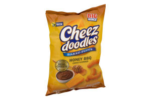 Wise Cheez Doodles Baked Puffs Honey BBQ Cheese Flavor