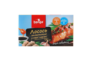 Лосось атлантичний в соусі теріякі Riga Extra к/у 120г