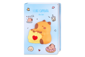 Блокнот ZiBi KidsLine Capybara А5 зі сквішем 80арк
