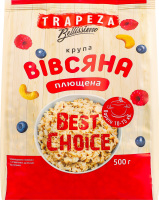 Крупа овсяная быстрого приготовления плющенная Bellissimo Trapeza м/у 500г