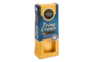 Сир 50% твердий витриманий 10міс визрівання Пріма Гранде Cheese Club к/у 150г