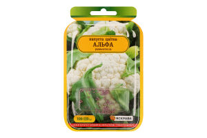Насіння Капуста цвітна Альфа інкрустоване 100-120шт Яскрава