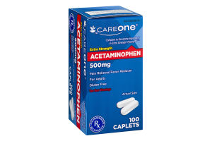 CareOne Acetaminophen Pain Reliever/Fever Reducer - 100 CT