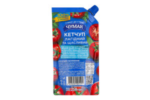 Кетчуп пастеризованный Нежный Чумак д/п 250г
