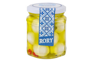 Сыр 42% в оливковом масле нежный чесночный вкус Лабне Rory с/б 0.1кг