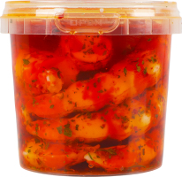 Креветки із сурімі в олії зі смаком чилі Maxi Vici охол відро 340г