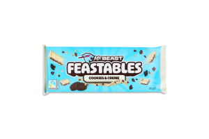Шоколад білий Feastables печиво і крем
