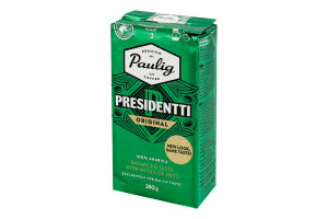 Кава натуральна смажена мелена Original Presidentti Paulig в/у 250г