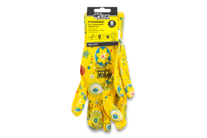 Рукавиці садові зелені нітрил р.8 Werk