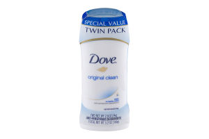 Dove Original Clean Anti-Perspirant Deodorant - 2 PK