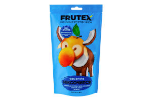 Чипсы фруктовые натуральные из сушеных кокосов, манго и яблок Миксочипсы Frutex д/п 40г