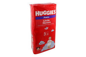 Трусики-подгузники для мальчиков 12-17кг 5 Little Movers Pants Huggies 48шт