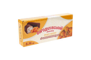 Десерт сирк.в шок. глазурі БМЗ 6*36г 23% зі шматочк.кураги