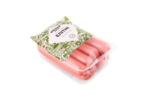 Сосиски вареные из мяса птицы Элитные М'ясний хутір 1с кг