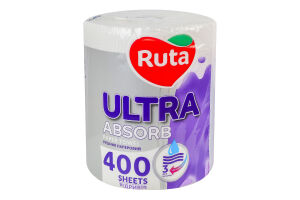 Рушник паперовий 3-х шаровий Ultra absorb Ruta 1шт