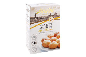 Печенье мягкое миндальное Amaretti morbidi Masini к/у 150г