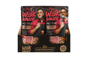 Соус універсальний пастеризований Тамаринд-імбир Pad Thai Wok sauce Pripravka д/п 140г