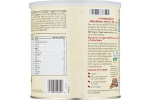 Earth's Best Organic Milk-Based Powder Infant Formula with Iron