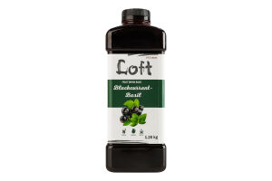 Наполнитель фруктовый пастеризованный Смородина-базилик Loft п/бут 1.25кг
