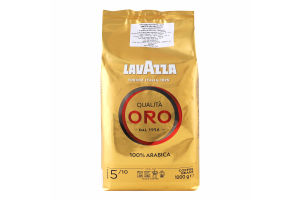 Кава натуральна смажена у зернах Qualita Oro Lavazza м/у 1кг