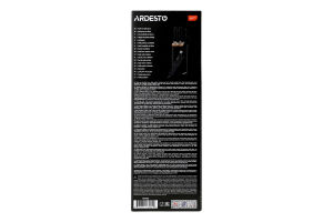 Набір ножів Gemini чорні н/ж сталь/пластик з блоком 6предметів Ardesto