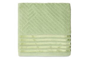 Рушник сіро-зелений махровий 70*140см 500г/м2 GM Textile