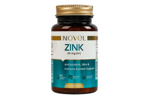 Добавка дієтична таблетки без цукру зі смаком лохини 50мг Цинк Novel 60шт