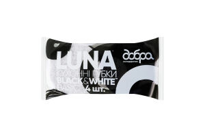 Губки кухонные Luna Black&White Basic Добра господарочка 4шт