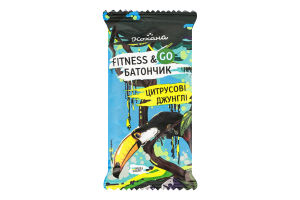Батончик Цитрусовые Джунгли Fitness&Go Кохана м/у 40г