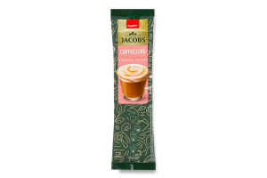 Напиток кофейный растворимый с уменьшенным содержанием сахара Cappuccino Jacobs м/у 14г