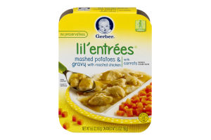Gerber Lil' Entrees Mashed Potatoes & Gravy with Roasted Chicken with Carrots