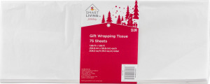 Smart Living Holiday Gift Wrapping Tissue - 75 Sheets